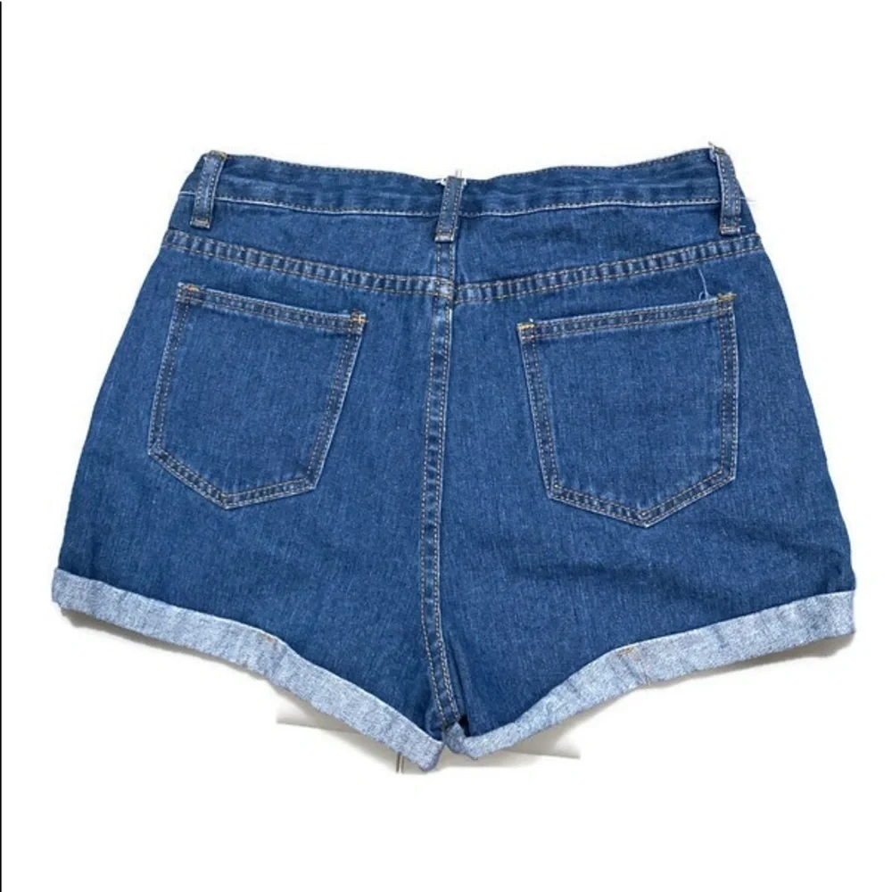 Shein high waisted denim shorts
